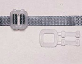 Zapinki polipropylenowe 14mm/1000szt przezroczyste