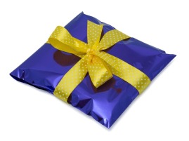 Woreczki Metalizowane z paskiem 160x230 Czarne