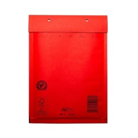 Koperty bąbelkowe D14 Czerwone - 100szt