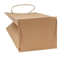 torebka prezentowa z tektury karbowanej