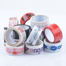 Taśmy klejące z nadrukiem Hotmelt 2 kolory 108szt.