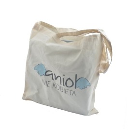Torba Bawełniana 380x420 / 70 ANIOŁ NIE KOBIETA