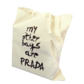 Torba Bawełniana 380x420 / 70 / PRADA