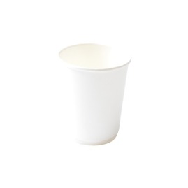 Jednorazowy kubek papierowy 250ml 20szt. Biały