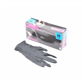 Rękawice Nitrylowe Czarne „S”  8% Vat