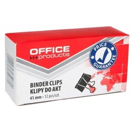 Klipsy do dokumentów 41mm Office Products 12szt.