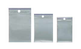 Torebka strunowa  60x80mm/0,050mm SREBRNA 100szt