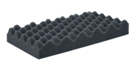 pianka moletowana czarna