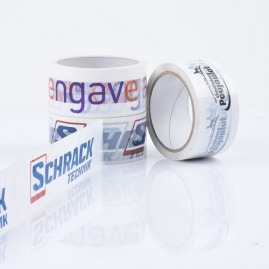 Taśma z nadrukiem logo Hotmelt 1 kolor - 720 szt.