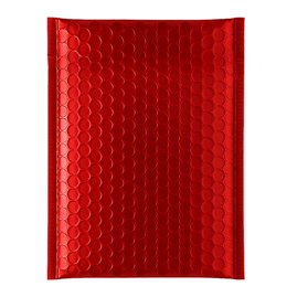 Koperta metaliczna bąbelkowa czerwona 180x250 mm