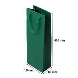 Torba Papierowa Na Wino Zielona