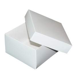 Białe pudełko laminowane