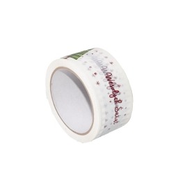 Taśma Świąteczna Wesołych Świąt 50mm/60y