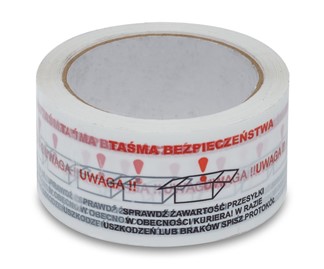 Taśma bezpieczeństwa z nadrukiem