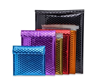 Czerwona koperta bąbelkowa