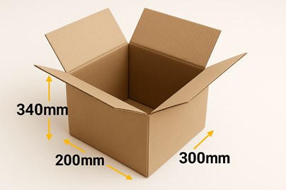 Karton klapowy średni