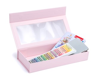 Pudełko Magnetyczne Różowe Okienko 345x150x55mm(zew) Pudełko Ozdobne