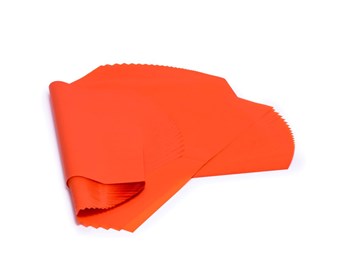 Bibuła ozdobna 20g 38x50cm Pomarańczowa Ciemna do prezentów100 arkuszy