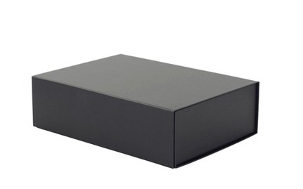 Pudełko Magnetyczne Czarne 360x260x150mm Eleganckie Pudełko Prezentowe