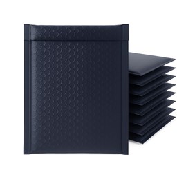 Koperta Bąbelkowa Metaliczna 220x265 mm Granatowa – Pakiet 100 sztuk