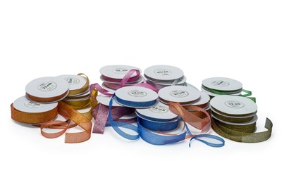 Wstążka brokatowa 6mm 32m WB7005 niebieska