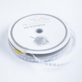 Kółko Rzepowe 19mm Białe 1050szt Haczyk + Pętelka