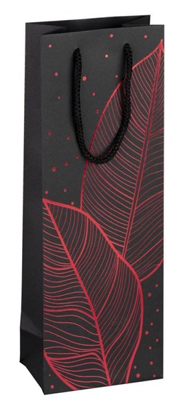 Torebka ozdobna na wino 127x83x360mm K-421 FKB
