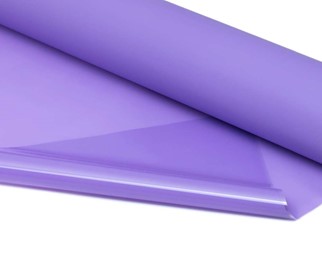 fioletowa matowa folia celofan