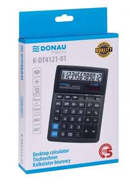 Kalkulator Donau 12 cyfr Czarny