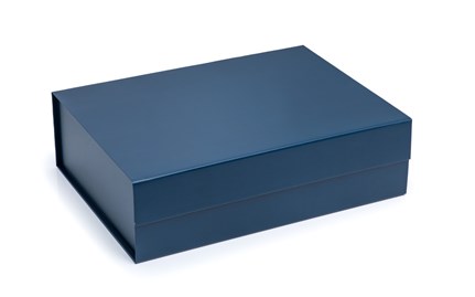 Pudełko Magnetyczne Granatowe  380x280x110mm (zew) L Prezentowe