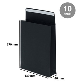 Koperta kartonowa czarna