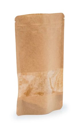 Doypack LIGHT KRAFT 500ml Małe Okno - 25 szt.