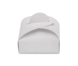 białe pudełko prezent