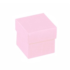 Pudełko gift 50x50x50mm  różowe 12839