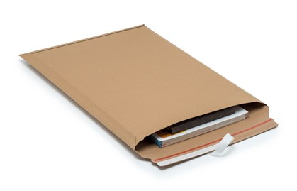 Koperta kartonowa 300x540 mm brązowa z paskiem klejącym – sztywna tekturowa do wysyłki dużych dokumentów