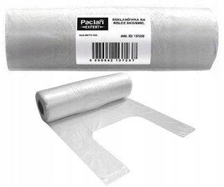 Paclan Expert reklamówki HDPE – 140 sztuk, 5 kg, przezroczyste