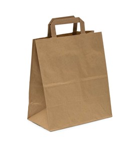 Torba 260x140x290 / BRĄZOWA uchwyt płaski - Pakiet 10szt