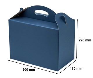 Pudełko z uchwytem F217 300x180x220mm granatowe
