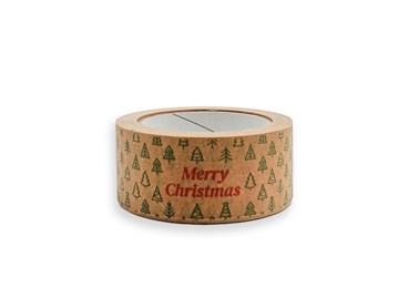 Taśma Świąteczna Papierowa WŚ Choinki 48mm/50m