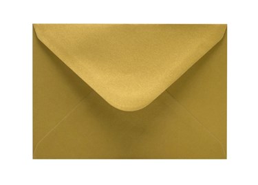 Koperty ozdobne C6 Perłowe Złote /40-14/ 120gsm, 50 sztuk