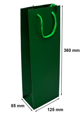 Zielona torebka na wino
