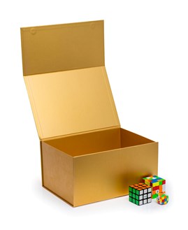 Pudełko Magnetyczne Złote  350x250x180mm Ozdobne Pudełko Na Magnes