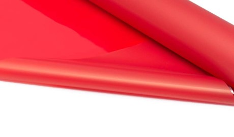 czerwony matowy celofan