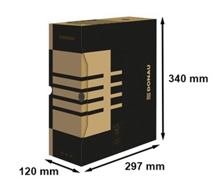 Pudło archiwizacyjne 120x340x297 A4 Brązowe