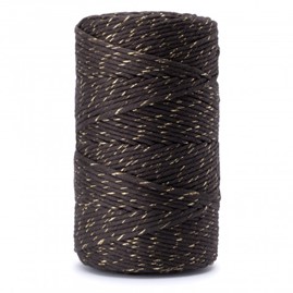 Sznurek Bawełniany 2mm Złoto-Brązowy 2mm/100g/45m