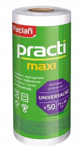 Paclan Practi Ściereczka na Rolce 50 szt.