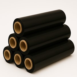 Folia stretch czarna 50cm do palet