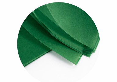 Bibuła 50x75 cm zielona ciemna 48 arkuszy