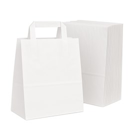 Pakiet Torba 250x150x300 / BIAŁA GŁADKA 10szt