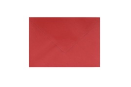 Dekoracyjna koperta o formacie C6 i przepięknym perłowym kolorze czerwieni